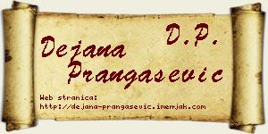 Dejana Prangašević vizit kartica